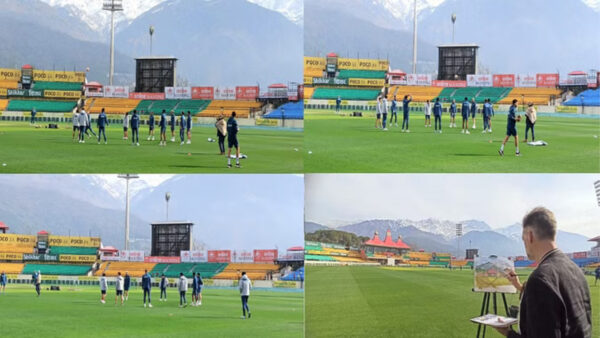 England cricket team players practiced at Dharamshala Stadium - Photo: Diary Times