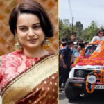 Mandi: Kangana Ranaut Did A Road Show On Reaching Her Home Constituency, Said Development Is The Main Issue In The Elections.