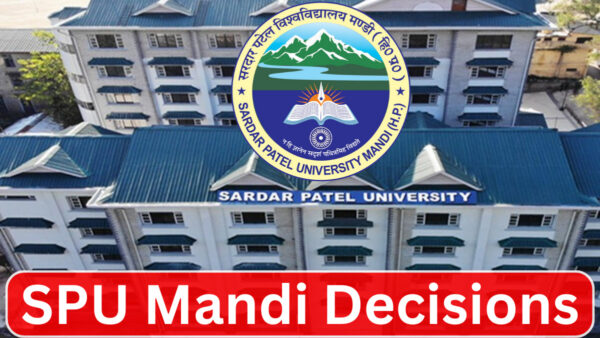 Sardar Patel University Mandi. - Photo: diary times