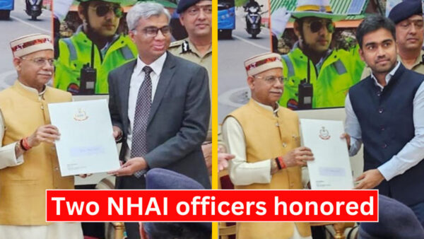 Two NHAI officers honored