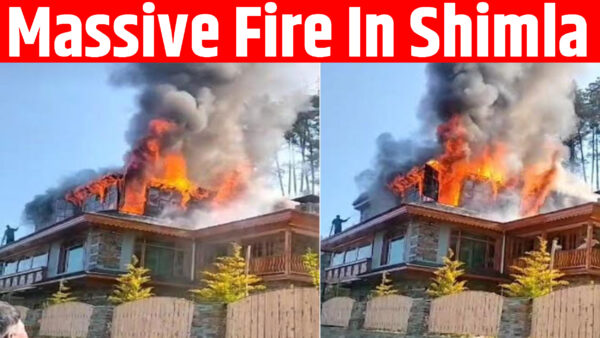 Massive Fire In Shimla