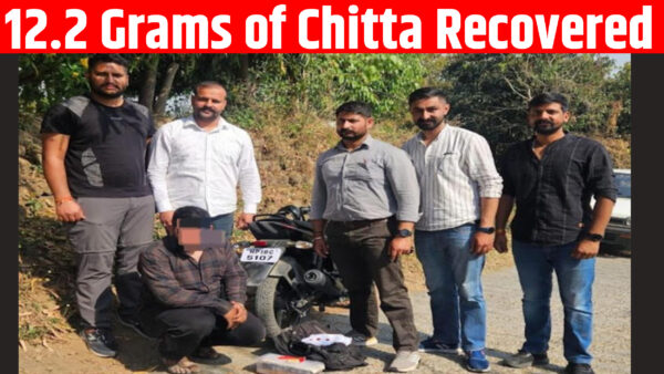 Accused youth with chitta.