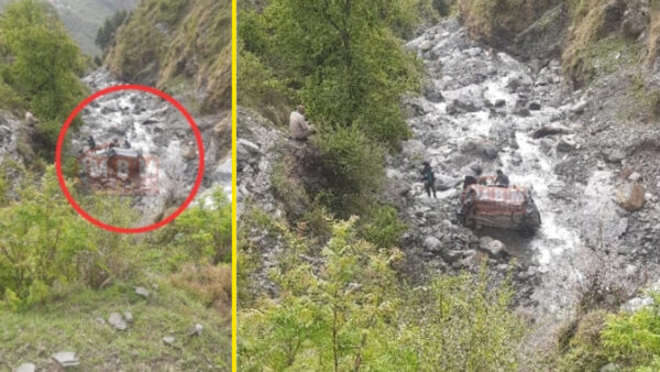Major accident in Chamba: Two people died after Alto car fell into a deep ditch, condition of one critical.