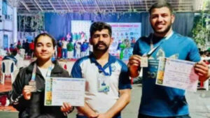 Himachal's daughter Aarti Sharma and son Chetan Kapoor get gold in South Asian Kurash Championship.
