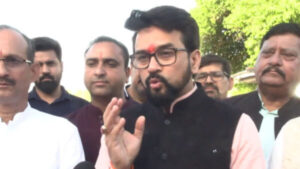 Union Minister Anurag Thakur pushing Congress party on backfoot