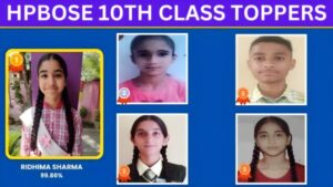 HPBOSE 10TH CLASS TOPPERS