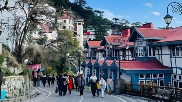 Today after a long time, in the summer capital Shimla people enjoying clear weather. Rush was seen on the roads in Shimla. | Image Credit: Instagram.
