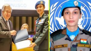 UN Secretary-General Guterres honoring Radhika Sen