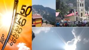 All heat records have been broken in the capital Shimla, the current temperature is crossing 45 degrees Celsius.