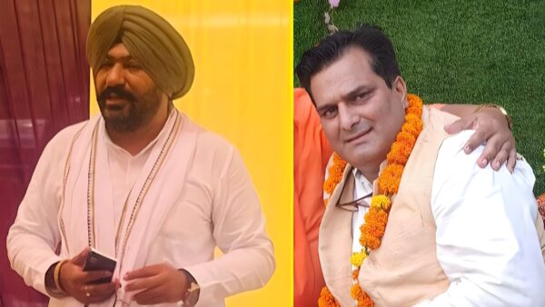 Congress candidates Bawa Hardeep Singh and Dr. Pushpinder Verma