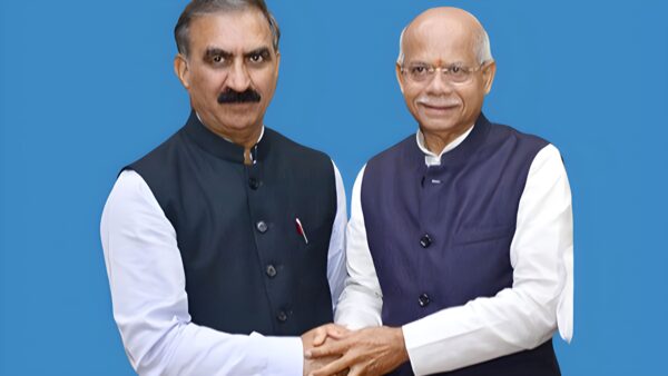 Governor Shiv Pratap Shukla and Chief Minister Sukhvinder Singh Sukhu