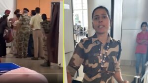 Woman security guard slaps Kangana Ranaut at Chandigarh airport