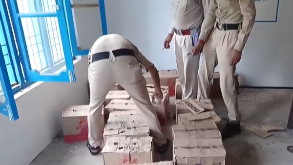 Himachal: Police recovered 21 boxes of stolen English liquor from an empty building of Jal Shakti Department