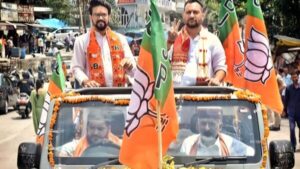 Anurag Thakur targets Congress in Hamirpur by-election