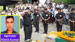 Agniveer cremated with military honors