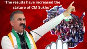 By-election results increased CM Sukhu's stature