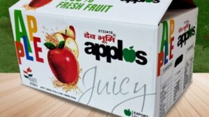 Announcement of reduction in Goods and Services Tax on boxes used for packing apples