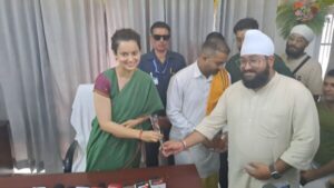 Kangana Ranaut met the BJP Karyakartas