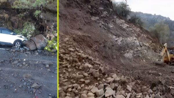 Landslides happening on the roads