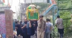 People of Shia community taking out a procession on Muharram