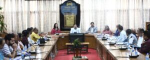 Himachal Pradesh Government's Public Works Minister Vikramaditya Singh chaired a meeting with senior officials of National Highway Authority of India, Ministry of Road Transport and Highways and Public Works Department.