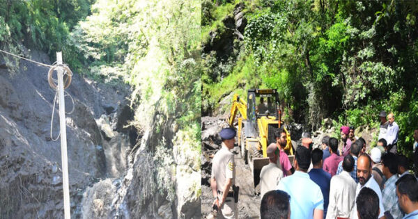 Cloud burst in Rampur, people fled from their homes at night..132 roads including 1235 transformers closed in Himachal