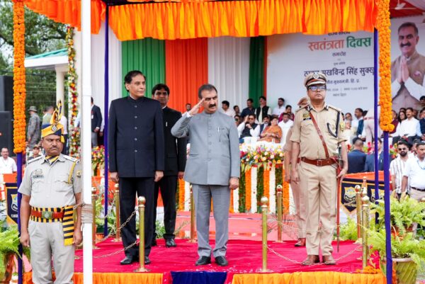 Independence Day: CM Sukhu's big announcement for employees-pensioners, hoisted the tricolor in Dehra