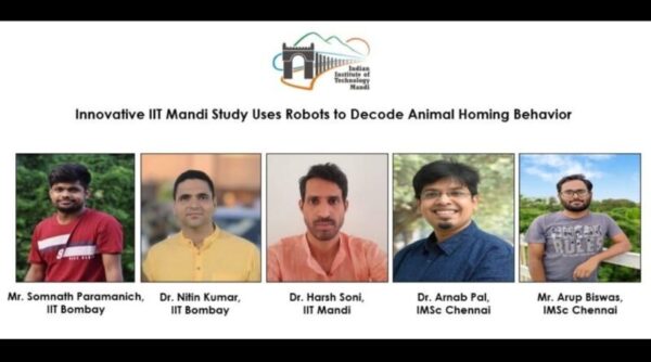 Innovative study by IIT Mandi decodes homing behaviour of animals using robots