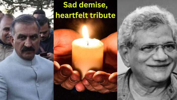 CPI-M General Secretary Sitaram Yechury passes away, CM Sukhu expresses grief