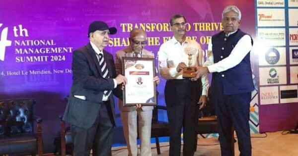 SJVN Director Akhileshwar Singh conferred with CFO Leadership Award-2024