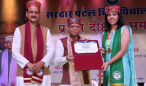 Governor Shiv Pratap Shukla confers degrees at 1st convocation of Sardar Patel University