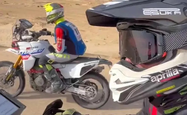 Aprilia Tuareg 457 in the works; Rally version spied