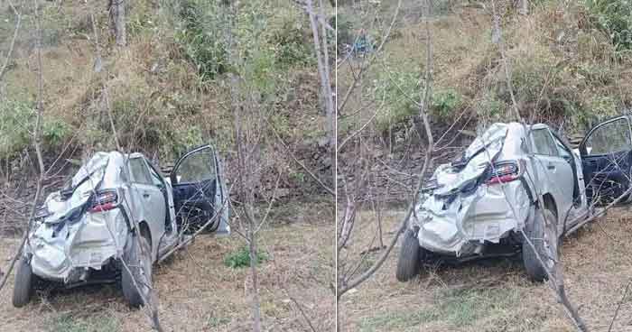 Shimla: Car lost control and fell into a ditch, two dead