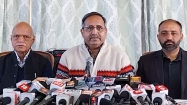 BJP MLA Shri Randhir Sharma addresses press conference in Shimla-1200x675