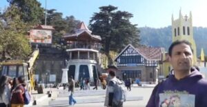 Ridge in Shimla transforms as heavy machinery and iron poles arrive for stage