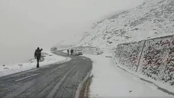 First snowfall of the season: Temperature drops in Kullu and Lahaul Spiti as well as Chamba, police advisory issued