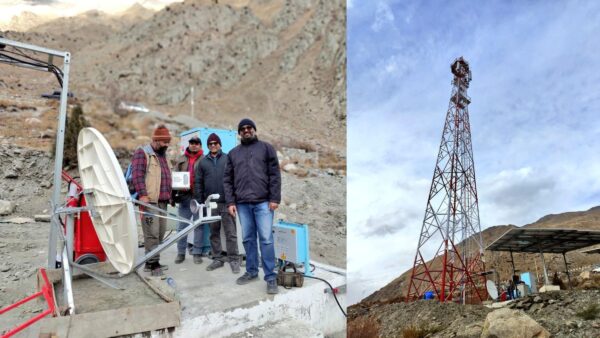 BSNL India has commissioned its first 4G site using VSAT satellite technology at a remote village 'Rarik' in Lahaul & Spiti district