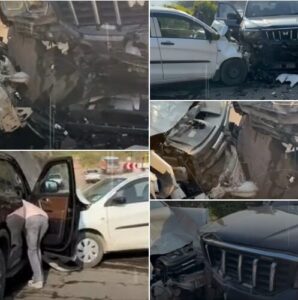 Airbags Prevent Major Casualty in Collision on Kalka-Shimla Highway