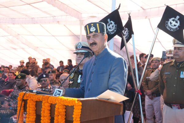 CM Sukhu at Home Guard function in Shimla