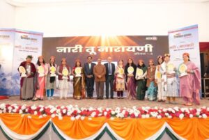 'Nari tu Narayani' program of 'Himachal Dastak', 12 women of the state were honored for their excellent work in various fields.