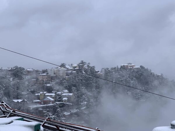 Shimla after snowfall