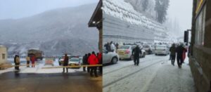 Snowfall at Atal Tunnel