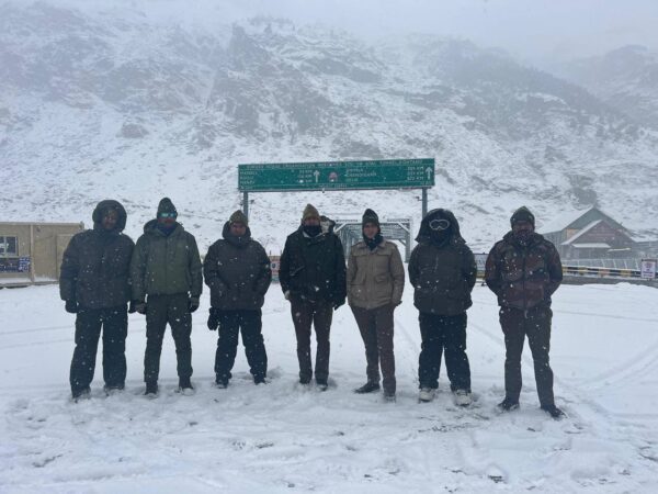 Snowfall in Lahaul