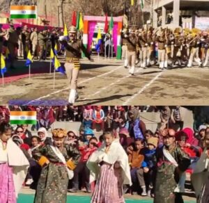 District level Republic Day celebrated with great pomp in Keylong