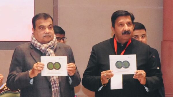 Mukesh agnihotri with Nitin Gadkari