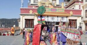 The Cham dance performed by Buddhist monks is the center of attraction of the festival.