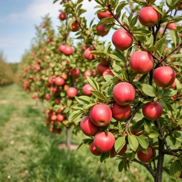 apple orchard- Representative Image By DeepAI