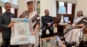 Union Finance Minister Nirmala Sitharaman and CM Sukhu
