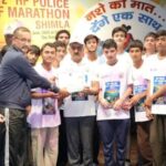 Chief Minister Felicitates Winners of 12th Himachal Pradesh Police Half Marathon in Shimla