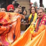 CM Sukhvinder Singh Sukhu Offers Prayers at Jakhu Temple, Attends Installation of 108-ft Hanuman Flag